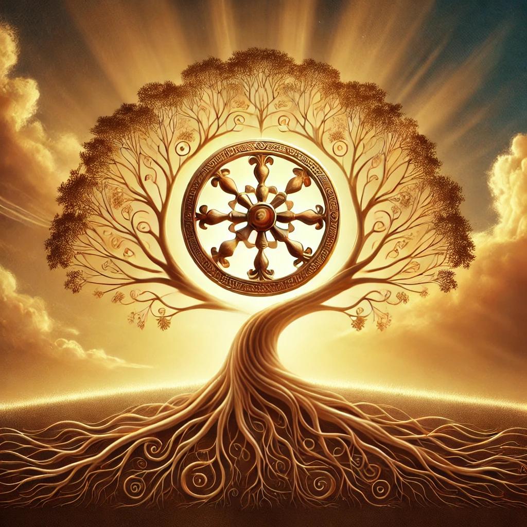 Simboli che rappresentano la trasformazione e il karma familiare con gli antenati Simboli che rappresentano la trasformazione e il karma familiare con gli antenati